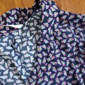 NWT Zara TRF shirt with tennis shoe pattern